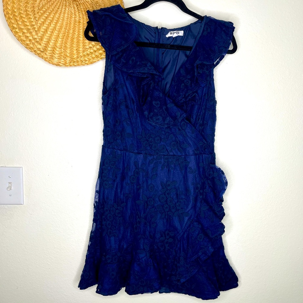 BB Dakota lace wrap dress